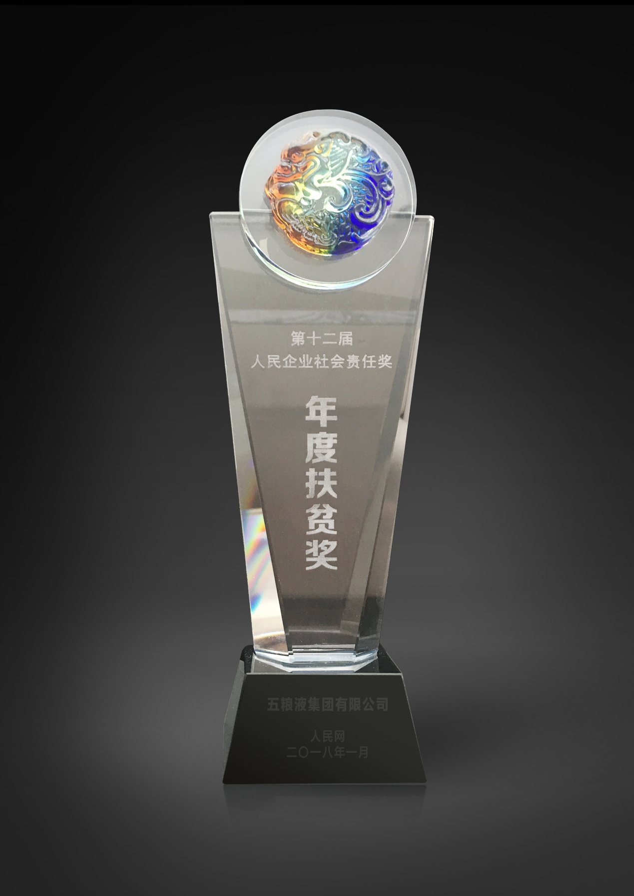 五粮液集团荣获“第十二届人民企业 社会责任奖年度扶贫奖”