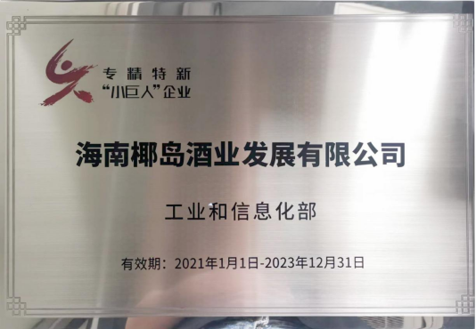海南椰岛荣获国家重点龙头企业，“小巨人”再腾飞(2)1010.png